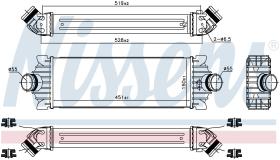 Nissens 96486 - INTERCOOLER FORD TRANSIT/TOURNEO CU