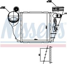 Nissens 96487 - INTERCOOLER SEAT TOLEDO II(1M2)(98-