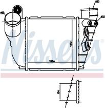 Nissens 96488 - INTERCOOLER AUDI A 3 / S 3 (8L) (96