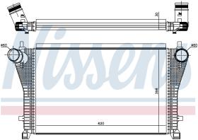 Nissens 96494 - INTERCOOLER AUDI A 3 / S 3 (8V) (12