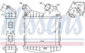 Nissens 96499 - INTERCOOLER SMART FORTWO(W450)(04-)
