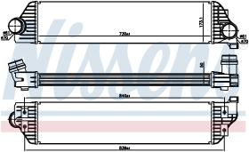 Nissens 96501 - INTERCOOLER RENAULT MASTER III(10-)