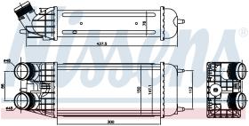 Nissens 96509 - INTERCOOLER PEUGEOT 208(12-)1.6 HDI