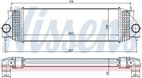 Nissens 96525 - INTERCOOLER SUZUKI GRAND VITARA / E