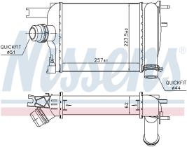 Nissens 96529 - INTERCOOLER RENAULT THALIA III(12-)