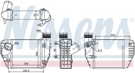Nissens 96544 - INTERCOOLER AUDI A 6/S 6(C6)(04-)2.