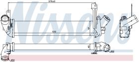 Nissens 96563 - INTERCOOLER RENAULT KANGOO I(98-)1.