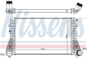 Nissens 96575 - INTERCOOLER VOLKSWAGEN-FAW MAGOTAN