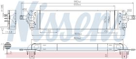 Nissens 96582 - INTERCOOLER RENAULT KOLEOS(08-)2.0