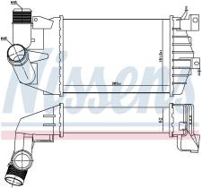 Nissens 96587 - INTERCOOLER VAUXHALL ASTRA H(04-)1.