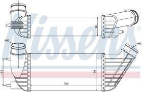 Nissens 96609 - INTERCOOLER PEUGEOT EXPERT II(VF3)(
