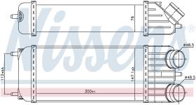 Nissens 96612 - INTERCOOLER PEUGEOT 207(WA.WC.WD.WK