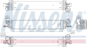 Nissens 96625 - INTERCOOLER RENAULT LAGUNA III(07-)
