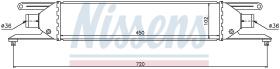 Nissens 96631 - INTERCOOLER FIAT LINEA(323)(07-)1.3