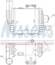 Nissens 96661 - INTERCOOLER HYUNDAI TUCSON(JM)(04-)