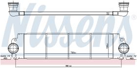 Nissens 96683 - INTERCOOLER VOLKSWAGEN TRANSPORTER