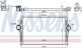 Nissens 96692 - INTERCOOLER FORD GALAXY II(VY)(00-)