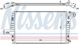 Nissens 96706 - INTERCOOLER AUDI A 6/S 6(C5)(97-)2.