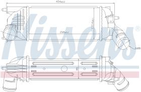 Nissens 96719 - INTERCOOLER PEUGEOT 407(6D.6C.6E)(0