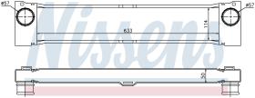 Nissens 96730 - INTERCOOLER MERCEDES VIANO W 639(03