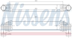 Nissens 96750 - INTERCOOLER FORD GALAXY I(VX)(95-)1