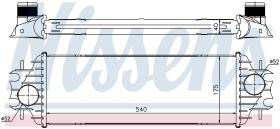 Nissens 96762 - INTERCOOLER VAUXHALL VIVARO A(01-)1