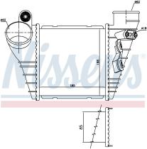 Nissens 96847 - INTERCOOLER AUDI A 3/S 3(8L)(96-)1.