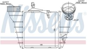 Nissens 96773 - INTERCOOLER SEAT IBIZA III(6L)(01-)