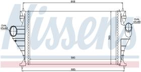 Nissens 96850 - INTERCOOLER CITROEN XANTIA(X1.X2)(9