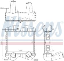 Nissens 96893 - INTERCOOLER SMART FORTWO(W450)(04-)