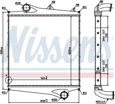 Nissens 96961 - INTERCOOLER TERBERG FH(02-)