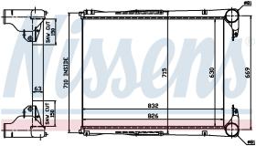 Nissens 96967 - INTERCOOLER RVI-RENAULT TRUCKS KERA
