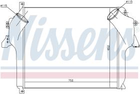 Nissens 96971 - INTERCOOLER MERCEDES ACTROS MP2/MP3