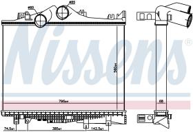 Nissens 97038 - INTERCOOLER MERCEDES ATEGO 2(04-)24