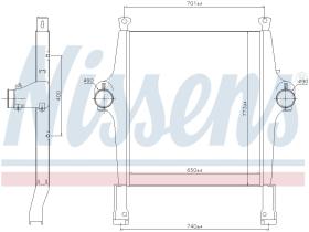 Nissens 97046 - INTERCOOLER IVECO STRALIS(02-)190S4