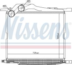 Nissens 97069 - INTERCOOLER MERCEDES AXOR 2(04-)