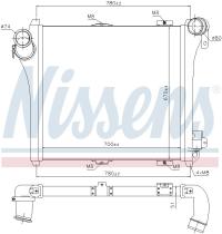 Nissens 97075 - INTERCOOLER RVI-RENAULT TRUCKS C-SE