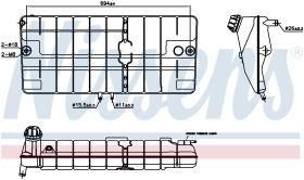 Nissens 996030 - VASO EXPANSION NEOPLAN STARLINER(96