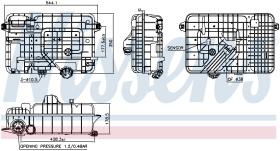 Nissens 996054 - VASO EXPANSION MERCEDES ACTROS MP4(