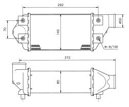 Nrf 30060 - REF.AIRE SOBREAL. FIAT UNO 1.4TD