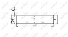 Nrf 30538 - INTERCOOLER TURISMOS MG ZT,ROVER 75