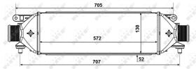 Nrf 30791 - INTERCOOLER TURISMOS LANCIA DELTA 0