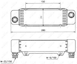 Nrf 31008 - RADIADOR ACEITE AUDI 80 QUATTRO 93-