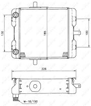 Nrf 31053 - RADIADOR ACEITE OPEL VAUXHALL SENAT