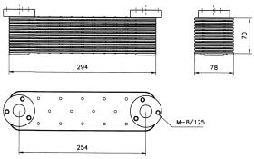 Nrf 31080 - REFRIGERADOR ACEITE VOITH 12 PLATE