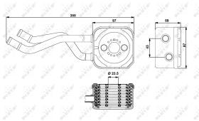 Nrf 31175 - RADIADOR ACEITE SEAT LEON 99-