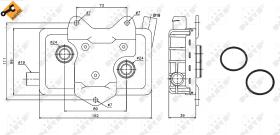 Nrf 31180 - RADIADOR ACEITE MERCEDES SPRINTER 2