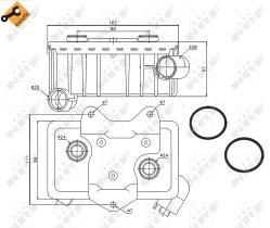 Nrf 31181 - RADIADOR ACEITE MERCEDES 512D VARIO