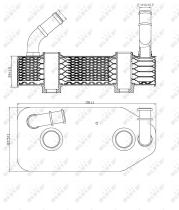 Nrf 31186 - RADIADOR ACEITE AUDI A3