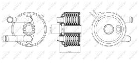 Nrf 31187 - RADIADOR ACEITE VOLKSWAGEN JETTA